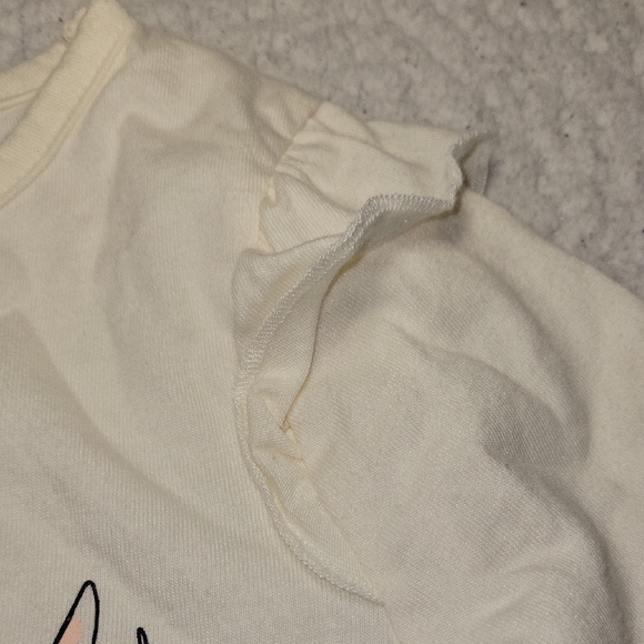 Jumping Beans Cream Long Sleeve Shirt with Bunny Dancers - Picture 4 of 4